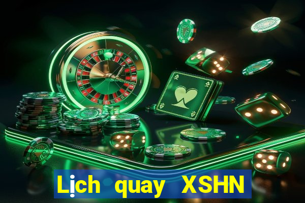 Lịch quay XSHN Thứ 4