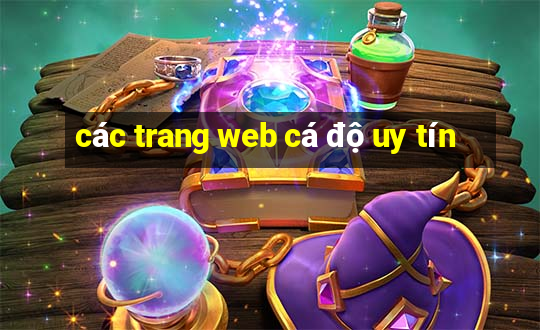 các trang web cá độ uy tín