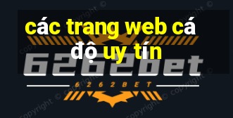 các trang web cá độ uy tín