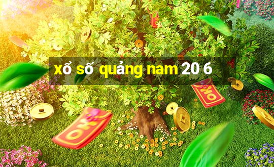 xổ số quảng nam 20 6