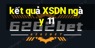 kết quả XSDN ngày 11