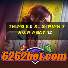 Thống kê Xổ Số ninh thuận ngày 12