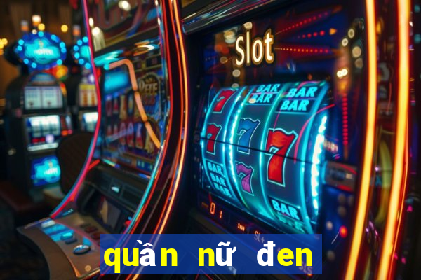 quần nữ đen phối với hài bệt