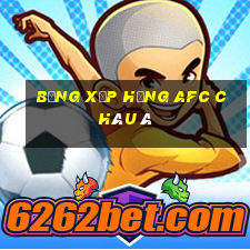 bảng xếp hạng afc châu á