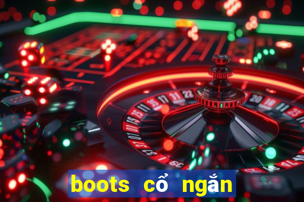 boots cổ ngắn đế bệt