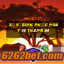 xổ số bình phước ngày 16 tháng 04