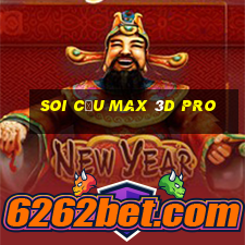 soi cầu max 3d pro