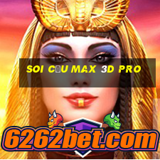 soi cầu max 3d pro