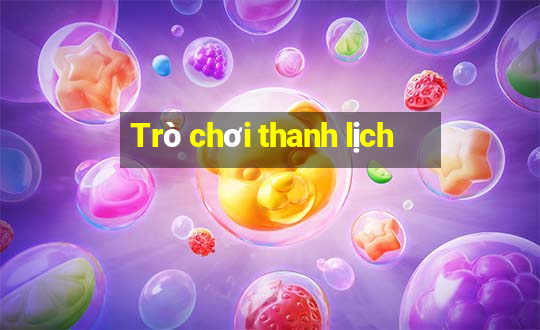 Trò chơi thanh lịch