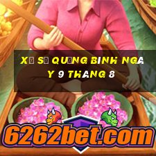 xổ số quảng bình ngày 9 tháng 8