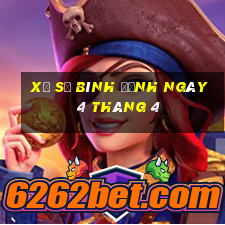 xổ số bình định ngày 4 tháng 4