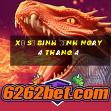 xổ số bình định ngày 4 tháng 4