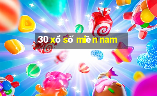 30 xổ số miền nam