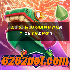 xổ số hậu giang ngày 20 tháng 1