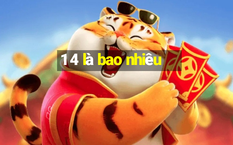 1 4 là bao nhiêu