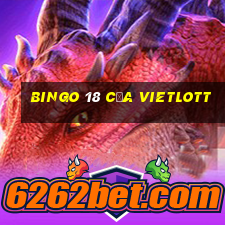 bingo 18 của vietlott