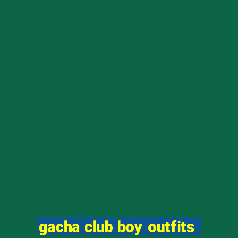 gacha club boy outfits