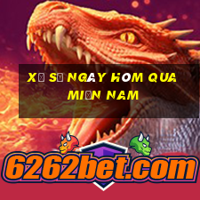 xổ số ngày hôm qua miền nam