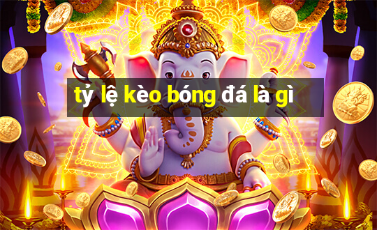 tỷ lệ kèo bóng đá là gì