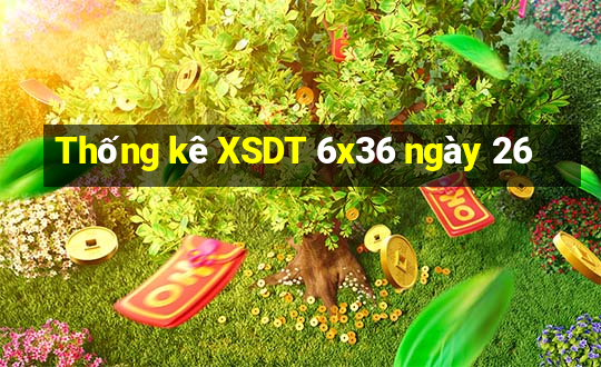 Thống kê XSDT 6x36 ngày 26