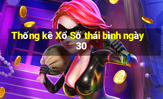 Thống kê Xổ Số thái bình ngày 30