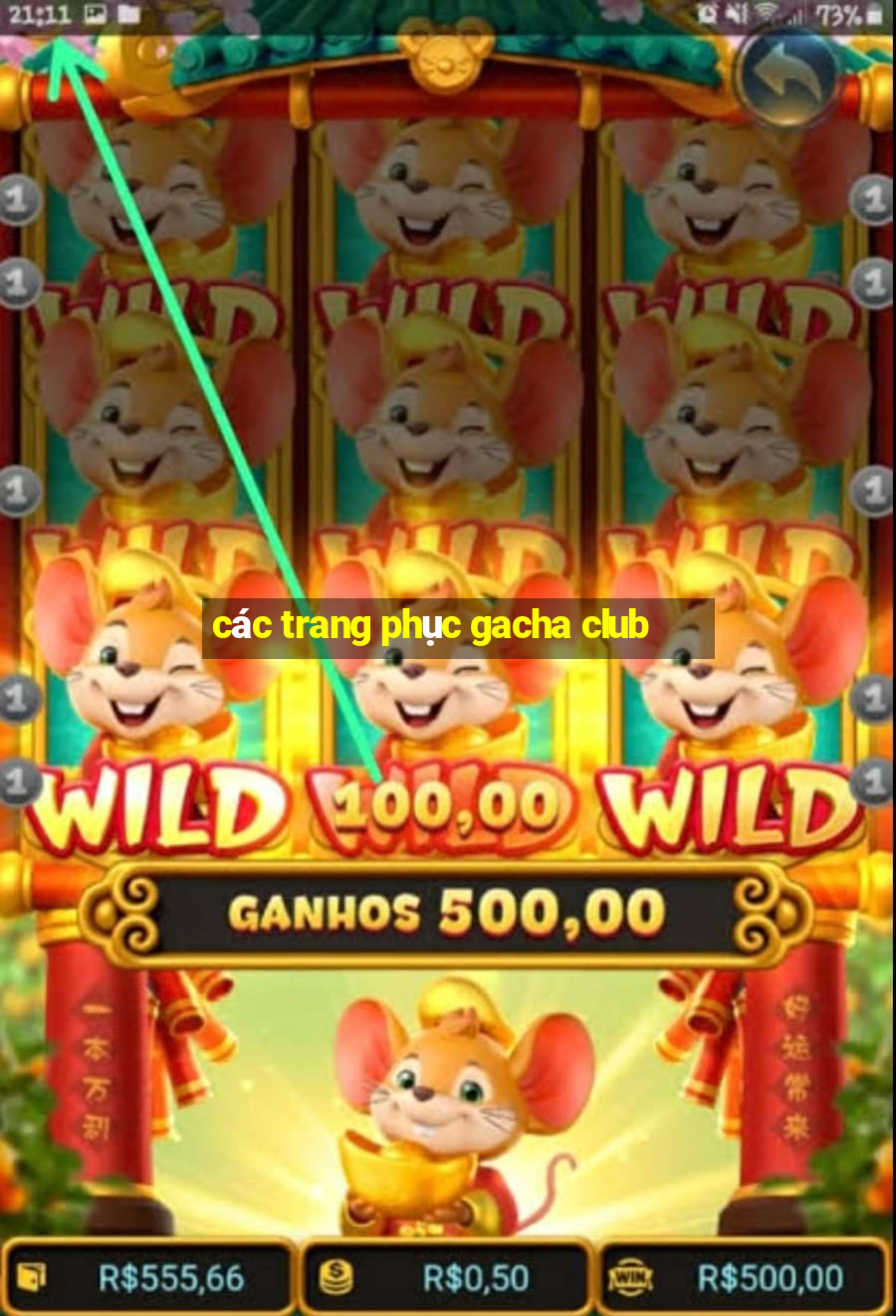 các trang phục gacha club