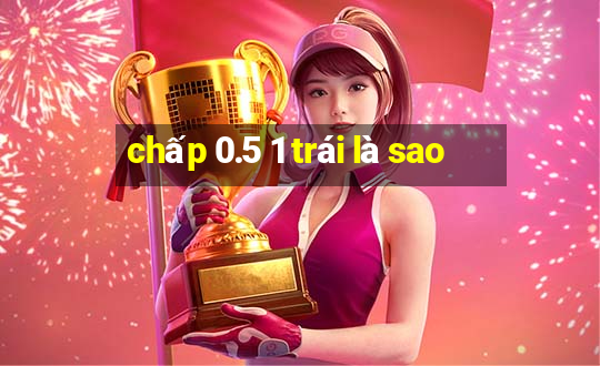 chấp 0.5 1 trái là sao