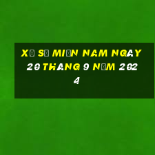 xổ số miền nam ngày 20 tháng 9 năm 2024