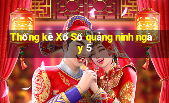 Thống kê Xổ Số quảng ninh ngày 5