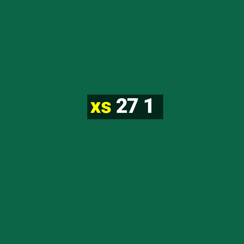 xs 27 1