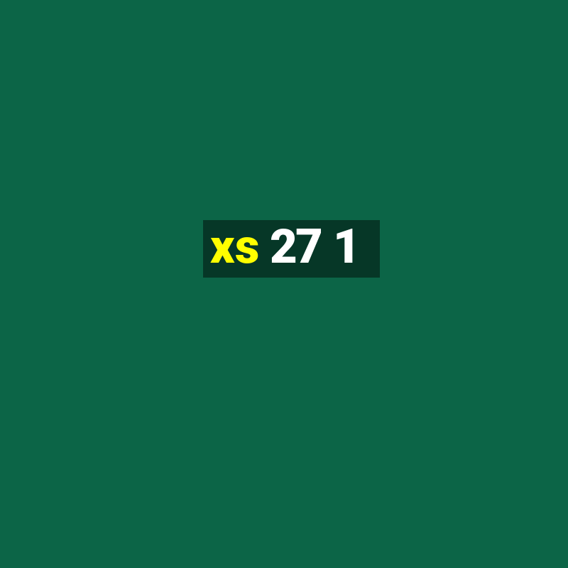 xs 27 1