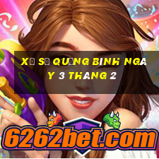 xổ số quảng bình ngày 3 tháng 2