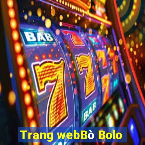 Trang webBò Bolo