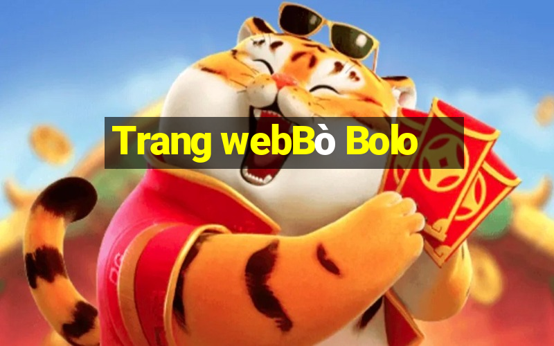 Trang webBò Bolo