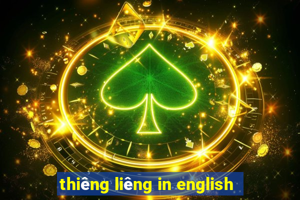 thiêng liêng in english