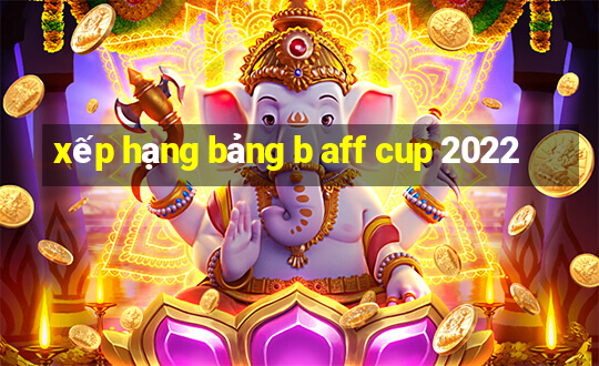 xếp hạng bảng b aff cup 2022