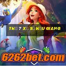 thứ 7 xổ số hậu giang