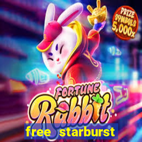 free starburst slots no deposit