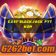 easy blackjack python