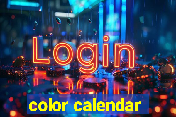 color calendar