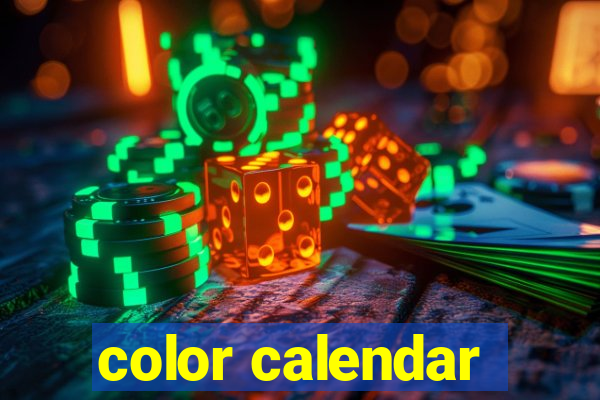 color calendar