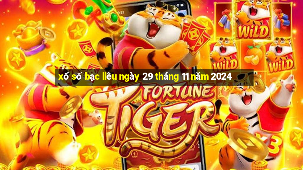 xổ số bạc liêu ngày 29 tháng 11 năm 2024