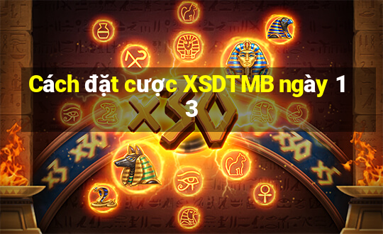 Cách đặt cược XSDTMB ngày 13