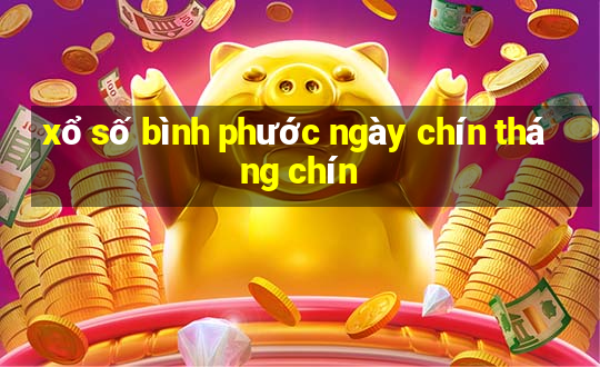 xổ số bình phước ngày chín tháng chín