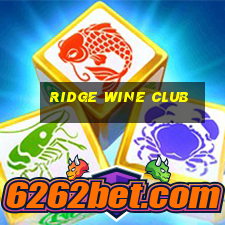 ridge wine club