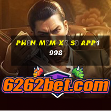 Phần mềm xổ số app1998