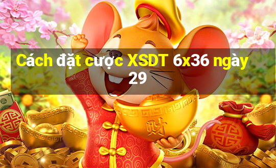 Cách đặt cược XSDT 6x36 ngày 29