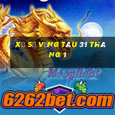 xổ số vũng tàu 31 tháng 1