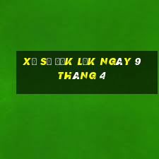 xổ số đắk lắk ngày 9 tháng 4