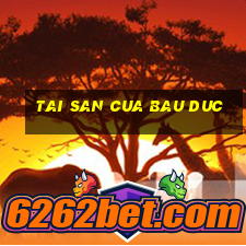 tai san cua bau duc